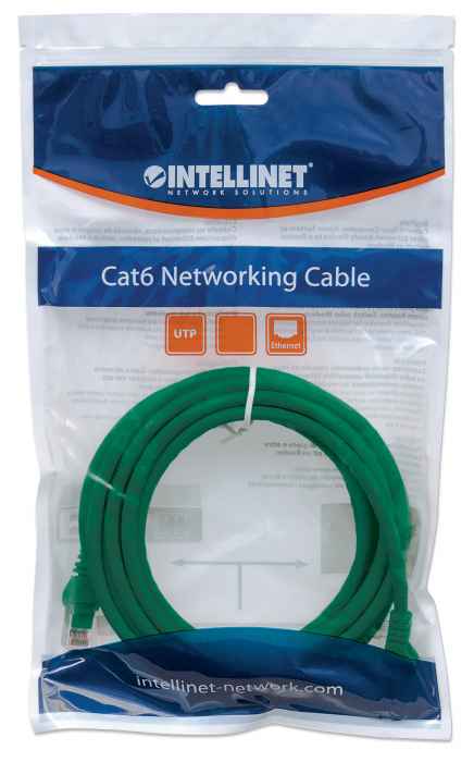 INTELLINET Intellinet 342476 3 ft Cat6 Snagless Patch Cable