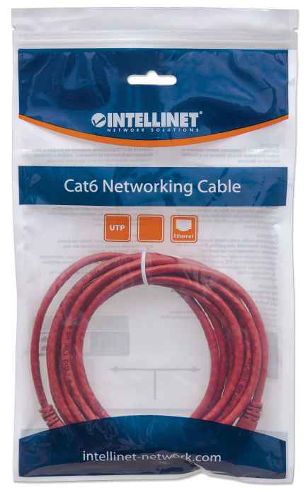 INTELLINET Intellinet 343367 Network Cable Cat6 14 ft