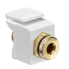 LEVITON Leviton 40837-BWE Banana Jack QuickPort Coupler