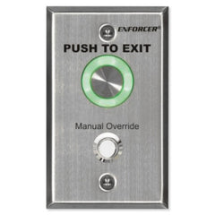 Seco-Larm Seco-Larm SD-6276-SSVQ Piezoelectric Request-to-Exit Pushbutton Single-gang with Manual Override