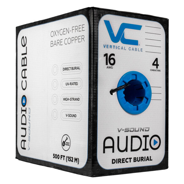 VERTICAL CABLE Vertical Cable 209-2316/DB Audio Cable 16AWG 4 Conductor 500 ft