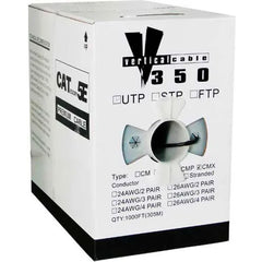 VERTICAL CABLE Vertical Cable 059-484/CMX Cat 5E UV Jacket For Outdoor Use (CMX) Pull Box