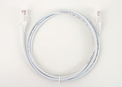 VERTICAL CABLE Vertical Cable 077-2017/05WH Cat6A Slim Snagless Patch Cord 6 inches