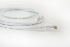 VERTICAL CABLE Vertical Cable 077-2017/05WH Cat6A Slim Snagless Patch Cord 6 inches