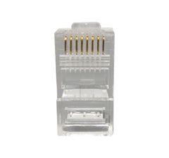 VERTICAL CABLE Vertical Cable 011-016-100 Cat 5E RJ45 Modular Plugs 8P 8C 50 Micro-Inches Gold Plated 100/PK