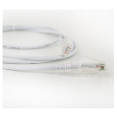 VERTICAL CABLE Vertical Cable 077-2080/10WH Cat6A Slim Snagless Patch Cord 10 feet