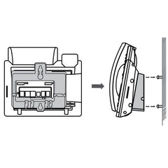YEALINK Yealink YEA-WMB-T4S Wall Mount Bracket for T40, T41, T42, T43, and T44