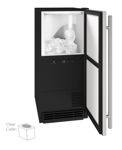 U-LINE U-Line UHCP115-SS81A 15 inches Clear Ice Maker with Pump and BrightShield Class 1