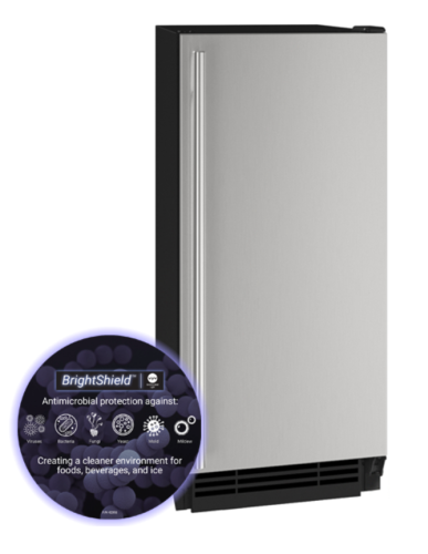 U-LINE U-Line UHCP115-SS81A 15 inches Clear Ice Maker with Pump and BrightShield Class 1