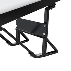 BON Bon 34-265 Steel Tray Wheelbarrow with Leg Stabilizer 6 Cu Ft Single Flat Free Tire