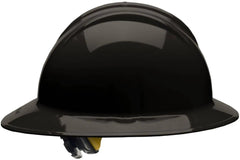 BULLARD Bullard 33BKR Full Brim Hard Hat With Ratchet/6 Point Ratchet Suspension