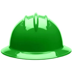 BULLARD Bullard 33HGR Classic Full Brim Hard Hat With Ratchet/6 Point Ratchet Suspension