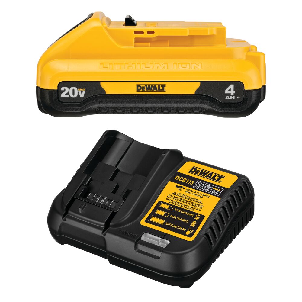 DEWALT Dewalt DCB240C 20V MAX 4Ah Compact Battery Starter Kit