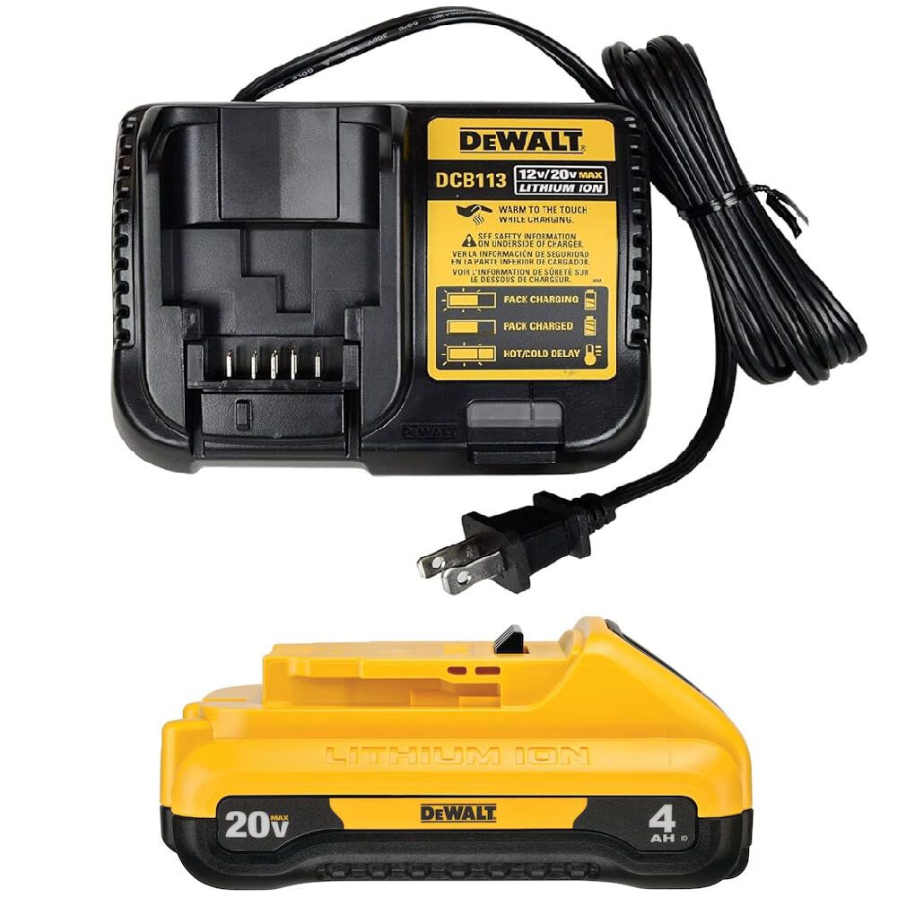 DEWALT Dewalt DCB240C 20V MAX 4Ah Compact Battery Starter Kit