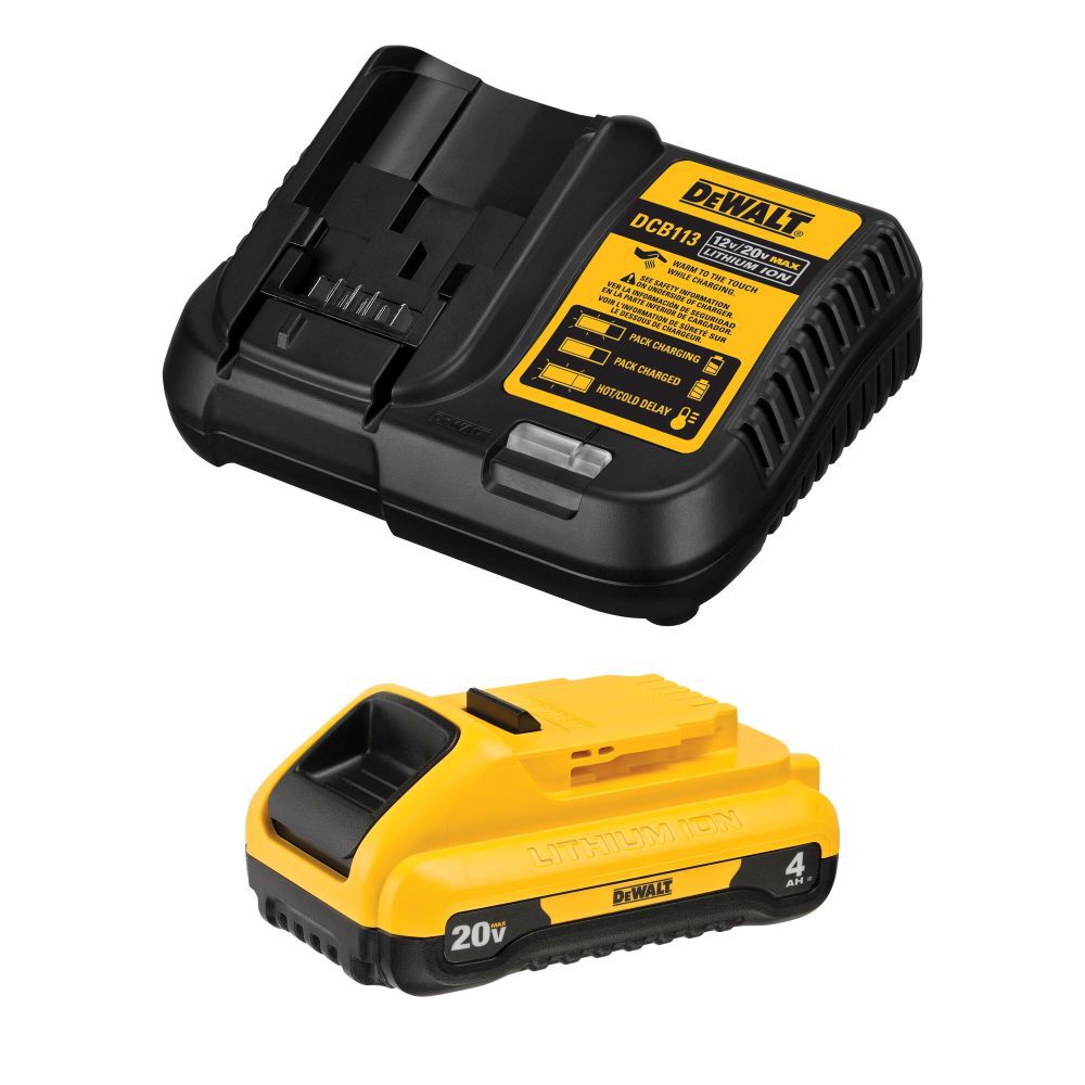 DEWALT Dewalt DCB240C 20V MAX 4Ah Compact Battery Starter Kit