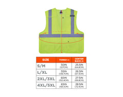 ERGODYNE Ergodyne 21525 GloWear 8217BA polyester mesh vest Large/X-Large