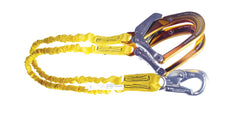 GUARDIAN FALL PROTECTION Guardian Fall Protection 21215 6-Feet Double Leg Internal Shock Lanyard with HS Aluminum Snap Hook