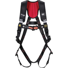 HONEYWELL Honeywell Miller H5AFC2S2 H500 Arc Flash Harness, Back D-Rings, Universal, Quick Connect Leg And Chest Buckles