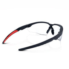 JACKSON SAFETY Jackson Safety 45003 Safety Glasses HyperGuard H-Series Clear 2.0 Readers Lens Black Half Frame STA-CLEAR Anti-Fog