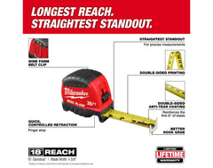 MILWAUKEE Milwaukee 48-22-1235 35ft Wide Blade Tape Measure