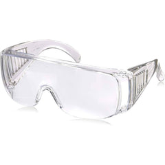 RADIANS Radians 360-C Chief OTG Safety Eyewear, Hard Coated, Clear Lens, Plastic Frame