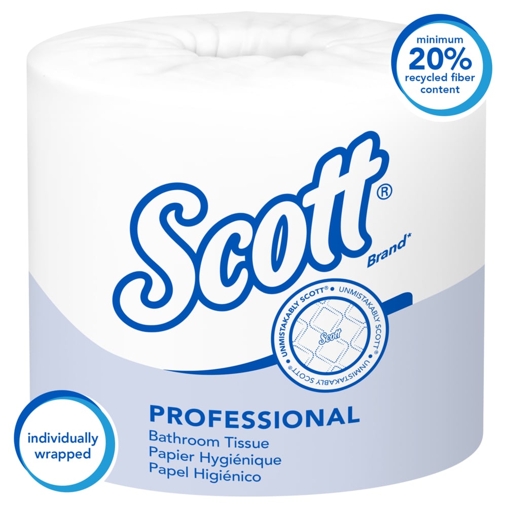 SCOTT Scott 05102 Standard Roll Toilet Paper (SRB) 1210 Sheets/Roll