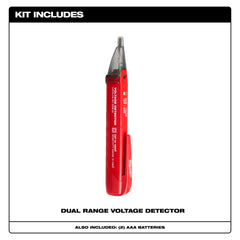 MILWAUKEE Milwaukee 3202-20 Voltage Detector with LED 50V-1000V AC CAT IV 1000V