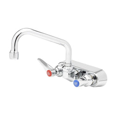 T&S BRASS T&S Brass B-1105 Workboard Faucet, Wall Mount, 3-1/2 inches Centers, 6 inches Swing Nozzle, Lever Handles