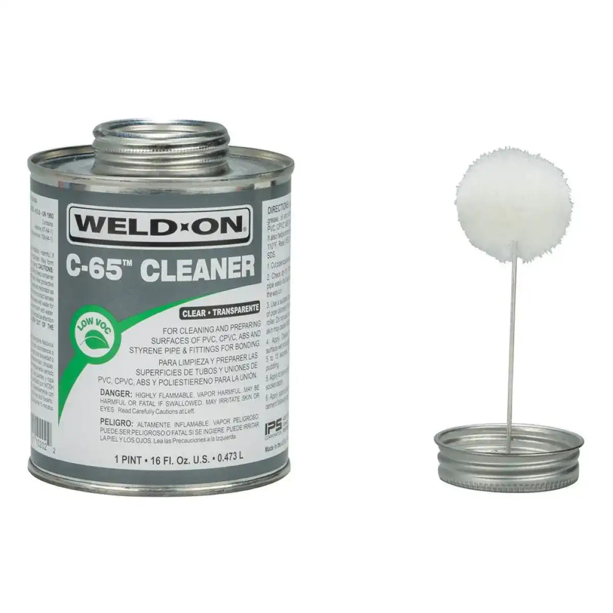 WELD-ON Weld-On 107650031 IPS Pipe Cleaner with Applicator Cap 1 pt