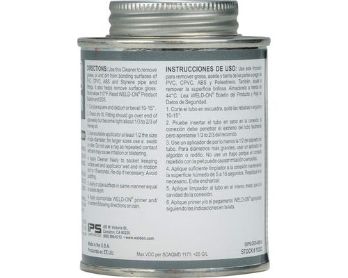 WELD-ON Weld-On 107650041 1/2 Pint IPS Pipe Cleaner with Applicator Cap
