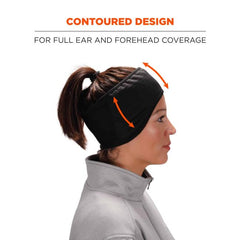 N-FERNO N-Ferno 16887 2-Layer Winter Headband - Fleece, Spandex