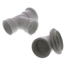 JONES STEPHENS Jones Stephens B07040 Bath Waste T-Waste Half Kit CP Friction Lift Drain (PVC)
