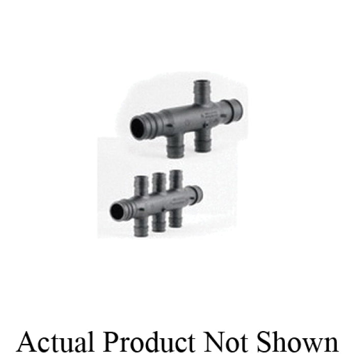 UPONOR Uponor Q2337557 ProPEX 3/4 x 3/4 x 1/2 Plastic Flow-Through Opposing-Port Multi-Port Tee