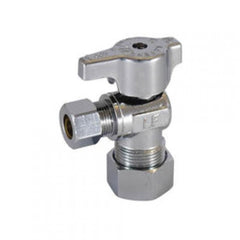 Legend Valve Legend Valve 114-604NL 5/8ODx3/8OD T595 No Lead Chrome Brass 1/4 Turn Angle Stop Valve