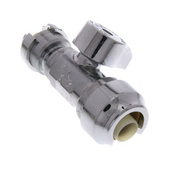 SHARKBITE Sharkbite 23049-0000LF 1/2 In. x 1/4 In. (3/8 In. OD) Brass Straight Stop Valve
