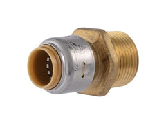 SHARKBITE Sharkbite UR116 Push-To-Connect x MNPT Ends Reducing Connector 1/2 PTC x 3/4 MNPT Inch