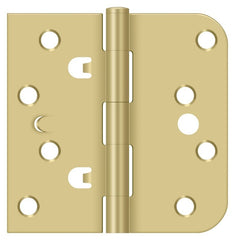 DELTANA Deltana DE44058TT4 Square Corner Door Hinge Satin Brass