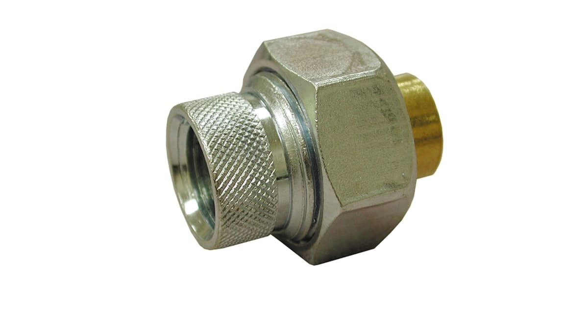 JONES STEPHENS Jones Stephens D06050 Dielectric Union 1/2 FIP x 1/2 Sweat (1/2 in)