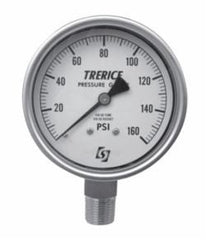 TRERICE Trerice 842615108043 Dry Pressure Gauge 0-15 Psi 4 in