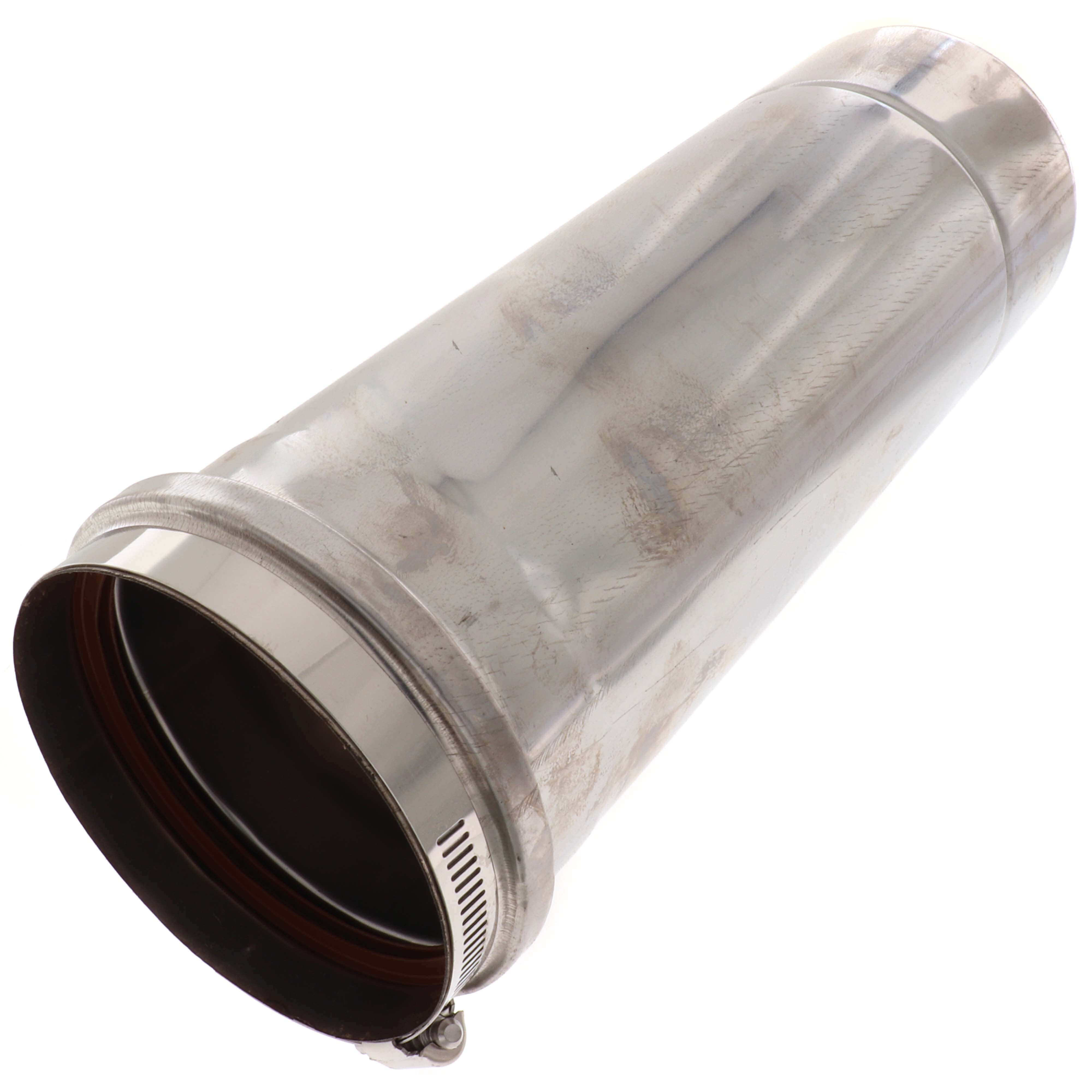 Z-FLEX Z-Flex 2SVEPWCF0401 4 x 1', Gasketed, AL29-4C Stainless Steel, Single Wall, Special, Gas Vent Pipe