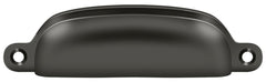 DELTANA Deltana SHP29U10B Exposed Shell Pull 4in Oil Rubbed Bronze