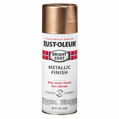 RUST-OLEUM Rust-oleum 344733 Metallic Enamel Aerosol 11 Oz Rose Gold