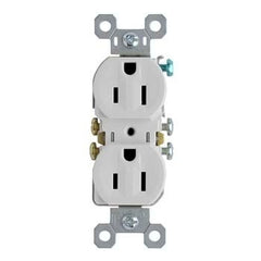 LEGRAND Legrand 3232-W Duplex Grounding Straight Blade Receptacle 15 A 125 VAC (Duplex) Replacement 3232W