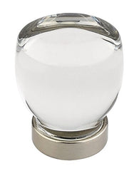 EMTEK Emtek 86562US15 Juneau Glass Cabinet Knob Satin Nickel