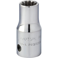 PROTO Proto J4707SPL Spline Socket 1/4 in Drive 7/32 Hex