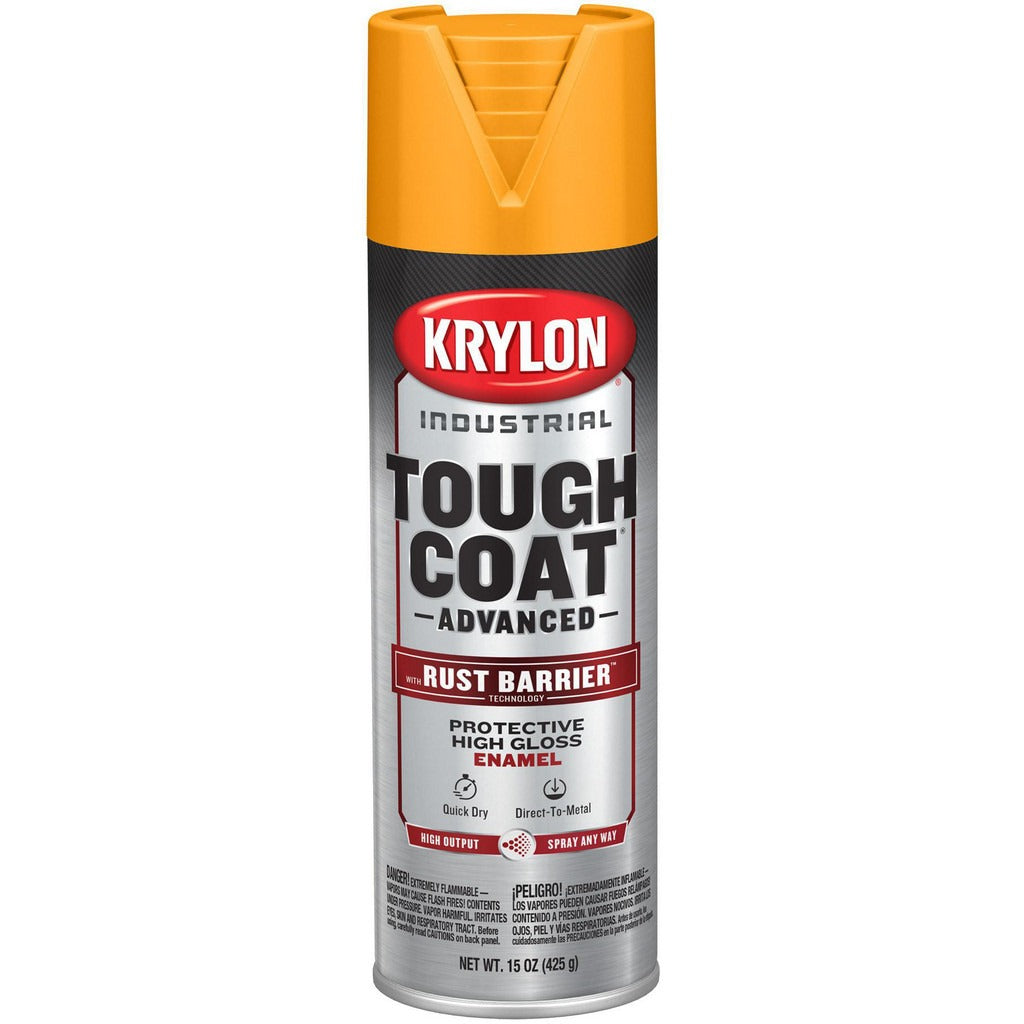 KRYLON Krylon K00489008 Equipment Yellow Gloss Spray Paint 15 Oz