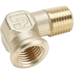 PARKER Parker 1202P-6-6 Brass 90 Degree Street Elbow 3/8 in