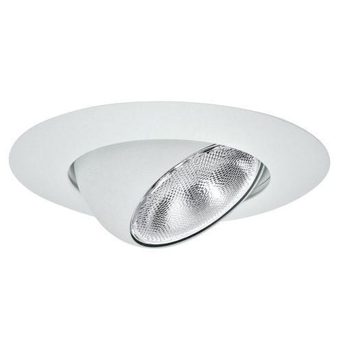 ELITE LIGHTING Elite Lighting B602WH Eyeball Trim 6 in (30 degree tilt)