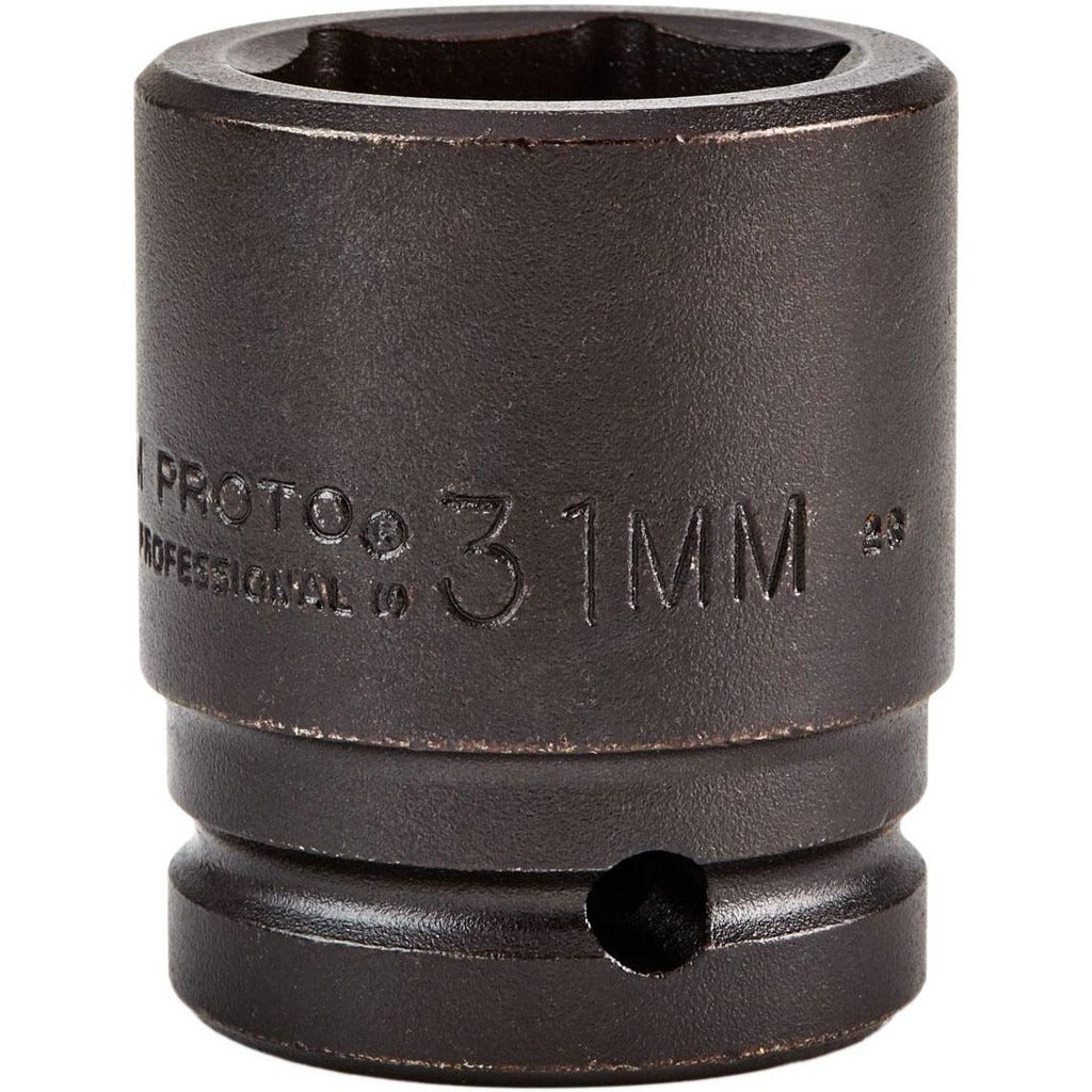 PROTO Proto J07531M Impact Socket 3/4 in Drive 31mm 6-pt