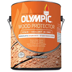 OLYMPIC Olympic/ppg 58800A/01 Semi-transparent Deck Stain 1 Gal